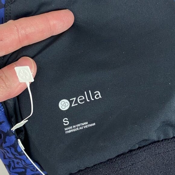 NEW Zella Live In Racerback Sports Bra Blue Twilight Size Small‎ Nordstrom Top S - Picture 7 of 14